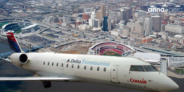 At anna.aero we're always sorry to lose an airline friend. But by adding more mainline flying Delta says there are no planned reductions in the number of flights (especially at its Cincinnati base, pictured) as a result of closing its wholly-owed subsidiary.