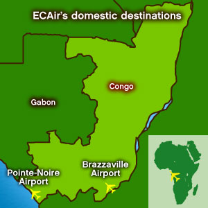 A map of the Congo
