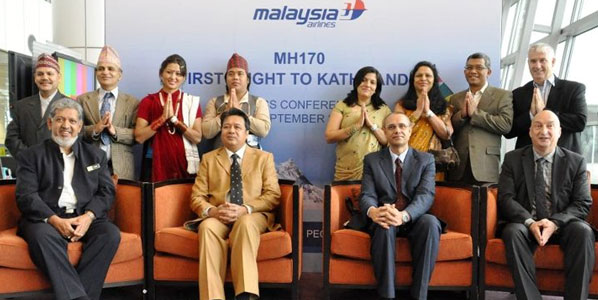 Malaysia Airlines launches new route from Kuala Lumpur to Kathmandu in Nepal