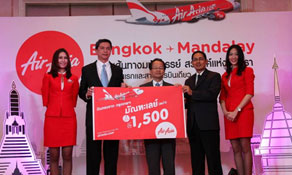 Thai AirAsia launches second route to Burma
