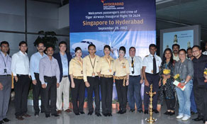 Tiger Airways launches Hyderabad and Phnom Penh routes from Singapore