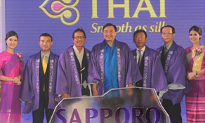 Thai Airways launches its sixth Japanese route from Bangkok