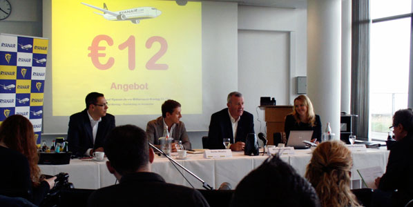 Although easyJet downsizes its network in Dortmund in western Germany, Ryanair last week announced five new routes to Dortmund from next summer at the press conference held by Dortmund Airport’s Bernd Ossenberg, COO, and Guido Miletic, Marketing and Sales Manager, along with Ryanair’s Michael Cawley, COO, and Henrike Schmidt, Sales and Marketing Manager.
