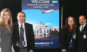 Aeromexico returns on the route from Mexico City to Dallas/Fort Worth