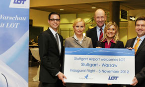 LOT Polish Airlines returns to Stuttgart with services from Warsaw