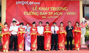 VietJet Air launches new route to Vinh in northern Vietnam from Saigon