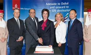 Adelaide reports 16% growth in seats; Emirates drives international expansion; Jetstar Airways up 16%