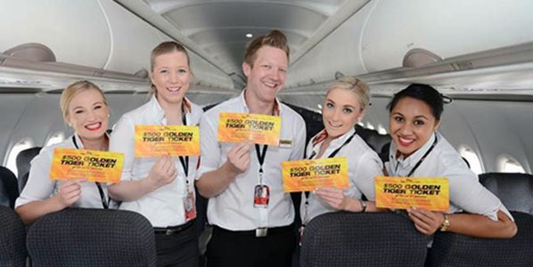 Tiger Airways Australia celebrates its fifth anniversary this week with five Golden Tiger Ticket giveaways worth $500 each.