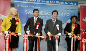 JAL launches 787-services to San Diego