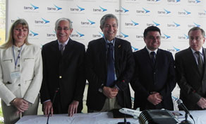 TAME inaugurates new route from Quito to Lima