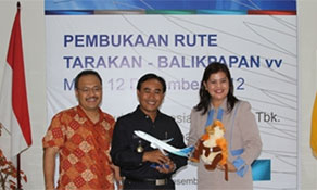 Garuda Indonesia launches services from Balikpapan to Tarakan in Indonesia