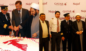 Qatar Airways inaugurates Najaf as its third Iraqi destination