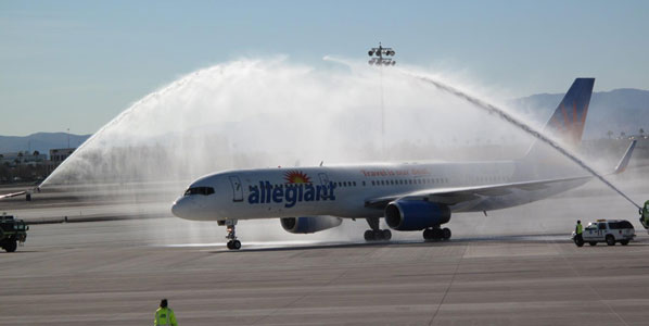 Allegiant Air inaugurates new route from Las Vegas, NV, to Plattsburgh, NY; adds flights from Phoenix-Mesa, AZ, to Casper, WY