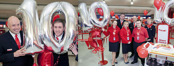 To mark its tenth anniversary, Jet2.com recreated the very first flight it offered.