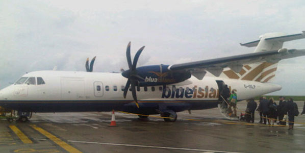 Blue Islands Airways connects Jersey and Amsterdam