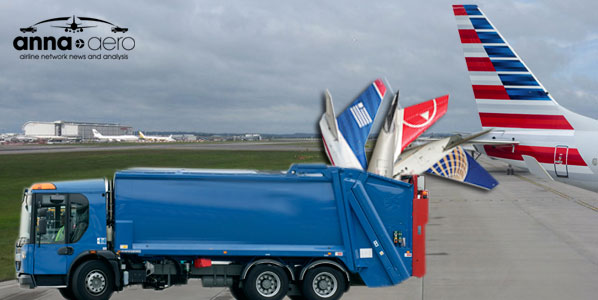 Another tailfin in the trash: US network airline brand US Airways is consigned to the history books.