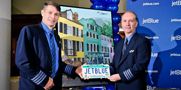 JetBlue’s arrival to Charleston was duly celebrated last week in South Carolina.