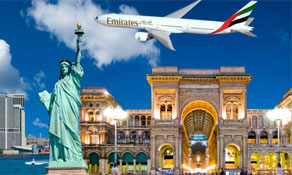 Emirates to become #1 in Milan-New York market; Non-European airline North American routes down 50% 
