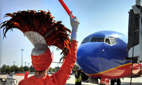 Southwest Airlines celebrates new Las Vegas to Flint route