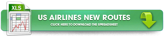 Download the US new airline routes spreadsheet