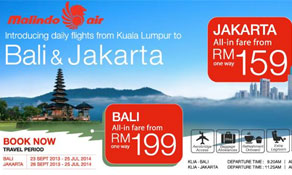 Malindo Air adds Jakarta and Bali to KL network