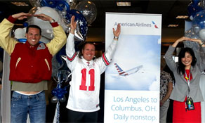 American Airlines has launched five new LAX routes