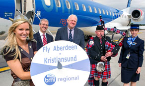 bmi regional starts flying from Aberdeen to Kristiansund