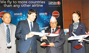 Turkish Airlines connects Nepal to Europe with Kathmandu from Istanbul Atatürk