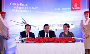 Emirates inaugurates two routes in one day