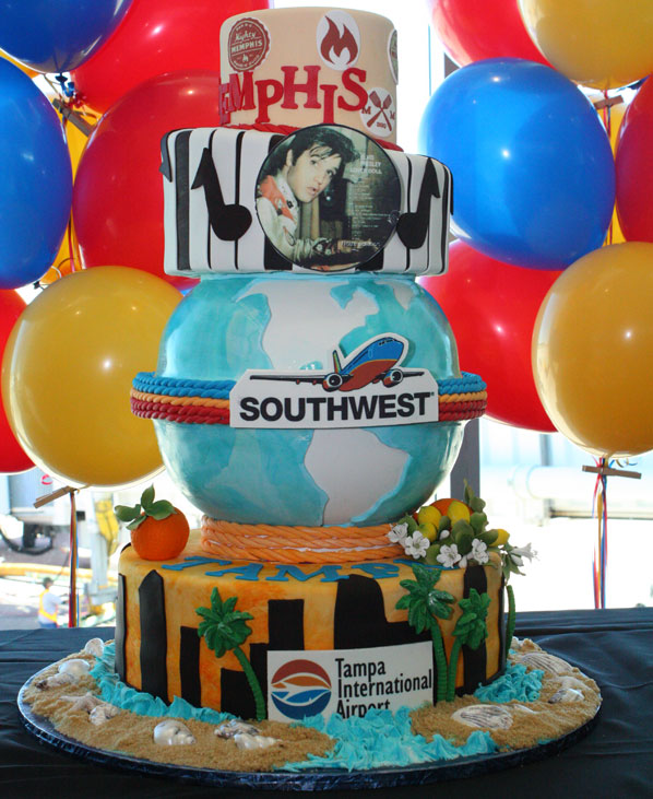 Cake of the Week Vote: Cake 23 - Southwest Airlines' Tampa to Memphis