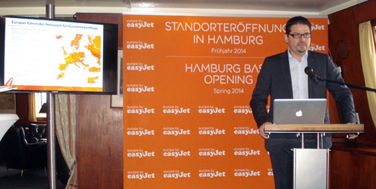 The Hamburg route announcement was aboard the historic museum cargo ship ‘Cap San Diego’, right in the heart of the busy and famous Port of Hamburg.