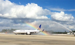 United Airlines commences service between Denver and Fort Myers