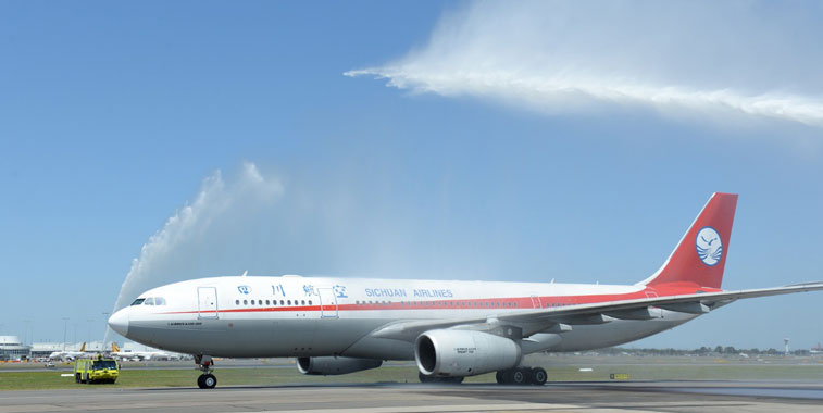 Sichuan Airlines Chongqing to Sydney 20 December