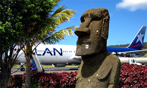 Chilean airports offered 16.5 million one-way seats in 2013; LAN Airlines dominates with 67 routes