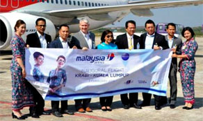 Malaysia Airlines now includes Krabi in its network