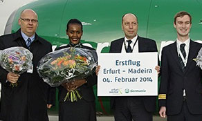 Germania to launch 11 new routes in first half of 2014; corporate charter services increasingly important for its network strategy 