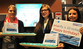 Helvetic Airways’ pre-launch party; Brisbane Airport shows-off Route certificate; take-off for Bristol Airport’s charity event; Jetairfly’s 10th birthday at Brussels Charleroi; more news from Nagoya Chubu and San Jose Airports