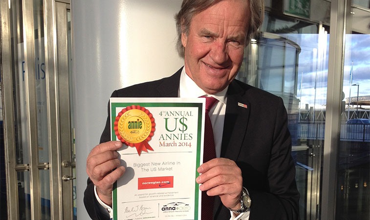 Norwegian - US Annies award