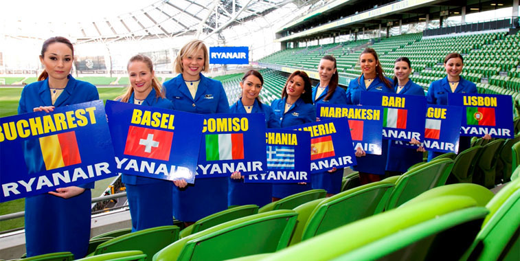Ryanair launch of nine routes from Dublin