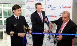 Air Europa jets off to Frankfurt from Madrid 