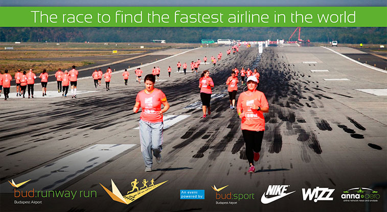 Flying start for “fastest airline in the world” as easyJet, Flybe, Norwegian, Ryanair etc  sign up for “bud:runway run”