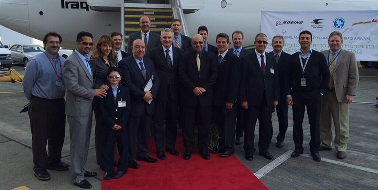 Iraqi Airways celebrated the delivery of one of the 30 737-800s that were ordered in 2008