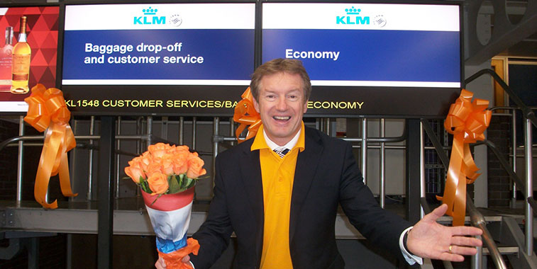 Leeds Bradford Airport and KLM celebrated ‘Koningsdag’ (the King’s Day)