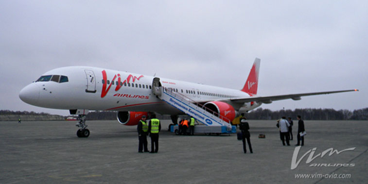 VIM Airlines operates 30 scheduled non-stop services to countries in both Europe and Asia