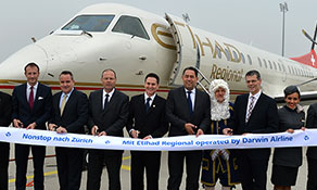 Etihad Regional launches 20 new routes in 2014 mostly from Geneva and Zurich