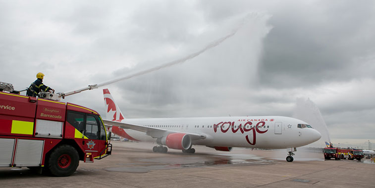 Air Canada rouge Toronto Pearson to Manchester