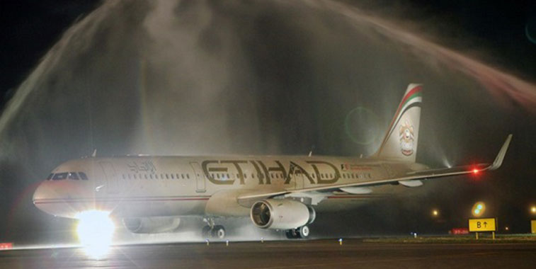 Etihad Airways Abu Dhabi to Yerevan