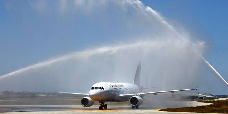 Malta Airport welcomed Brussels Airlines’ A319