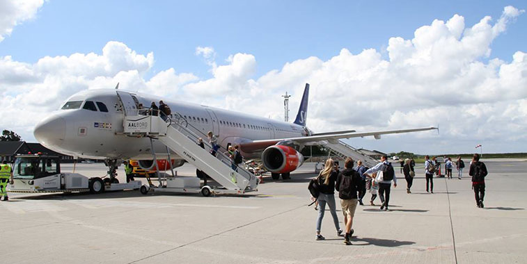 Inaugural flights of SAS to Nice 