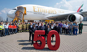 Strongest July for Airbus and Boeing; Emirates receives its 50th A380